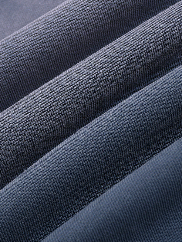 Azure Mist Oversized Cotton Hoodie