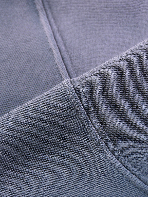 Azure Mist Oversized Cotton Hoodie