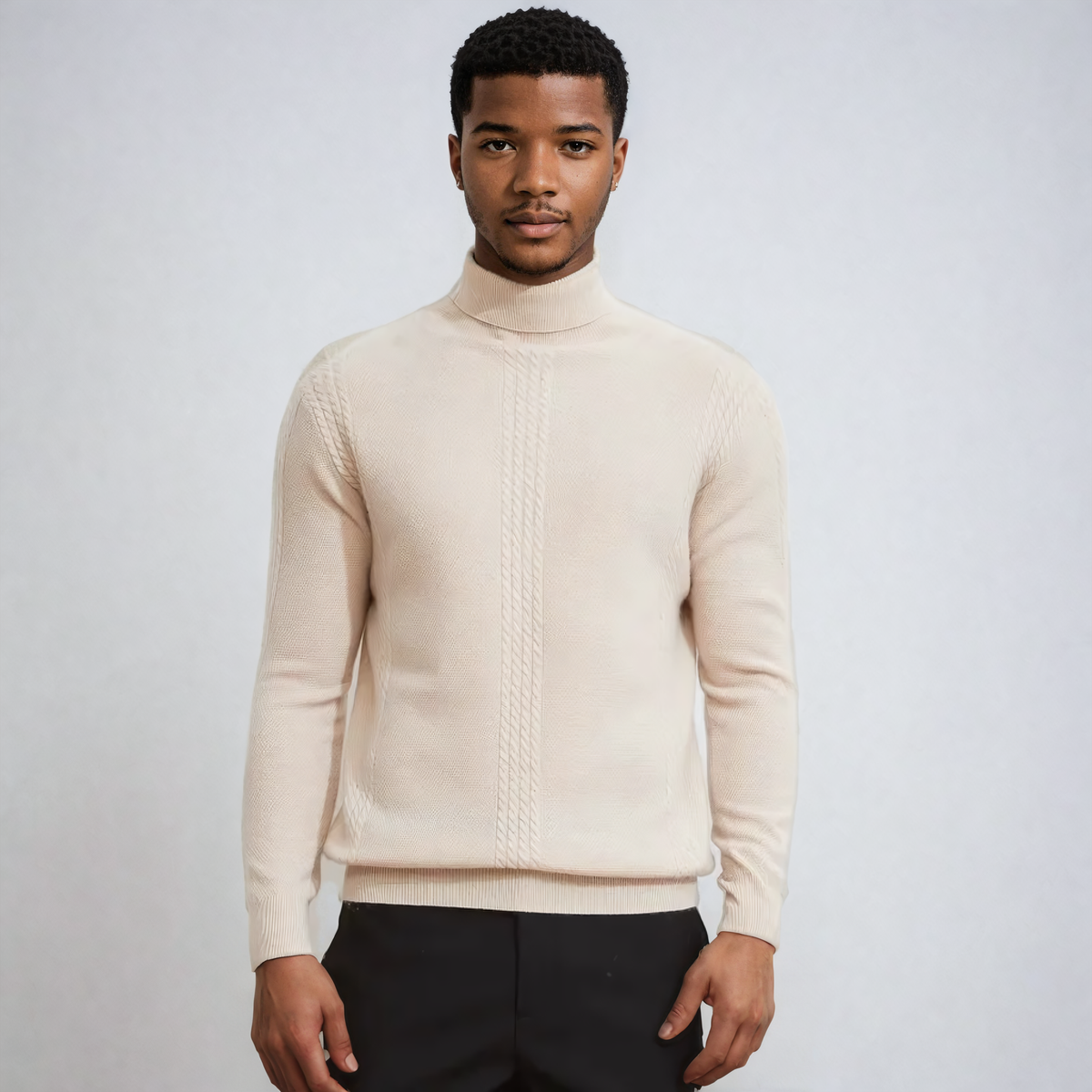 Celestial Forest Cashmere Mens Sweater