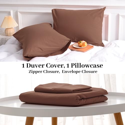 Pure Serenity Solid Organic Cotton Duvet Cover & Pillowcase Set