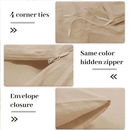 Pure Serenity Solid Organic Cotton Duvet Cover & Pillowcase Set