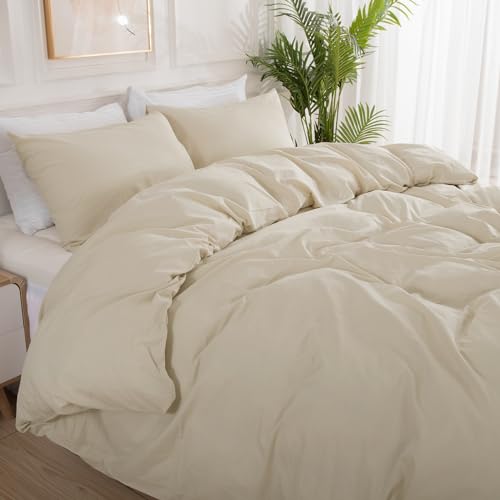 Pure Serenity Solid Organic Cotton Duvet Cover & Pillowcase Set