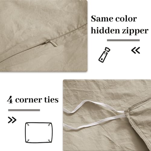 Pure Serenity Solid Organic Cotton Duvet Cover & Pillowcase Set