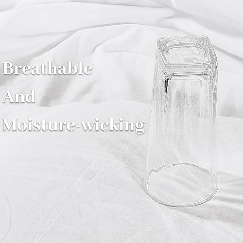 Pure Serenity Solid Organic Cotton Duvet Cover & Pillowcase Set