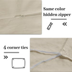 Pure Serenity Solid Organic Cotton Duvet Cover & Pillowcase Set