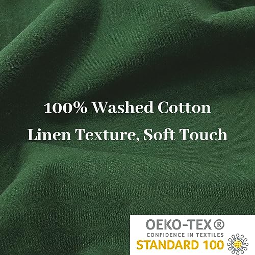 Pure Serenity Solid Organic Cotton Duvet Cover & Pillowcase Set