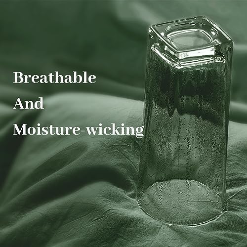 Pure Serenity Solid Organic Cotton Duvet Cover & Pillowcase Set