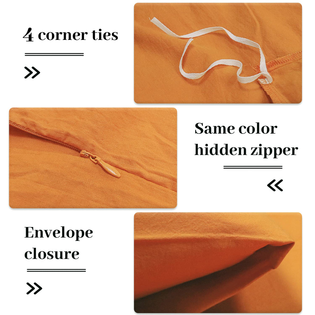 Pure Serenity Solid Organic Cotton Duvet Cover & Pillowcase Set