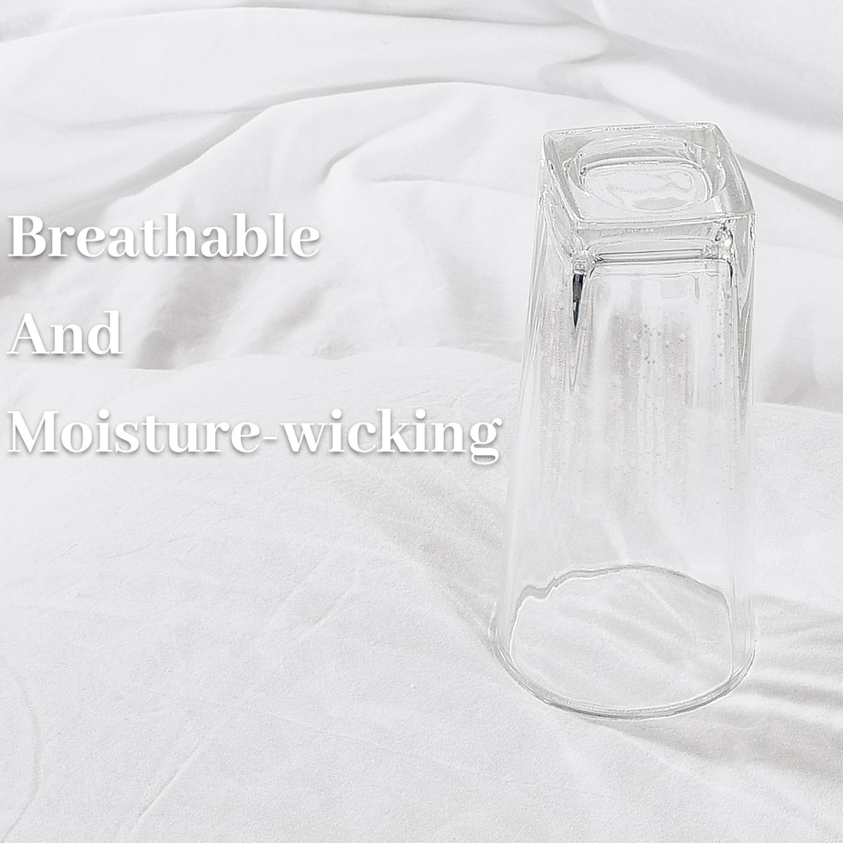 Pure Serenity Solid Organic Cotton Duvet Cover & Pillowcase Set