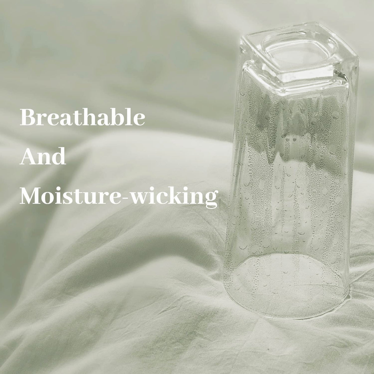 Pure Serenity Solid Organic Cotton Duvet Cover & Pillowcase Set