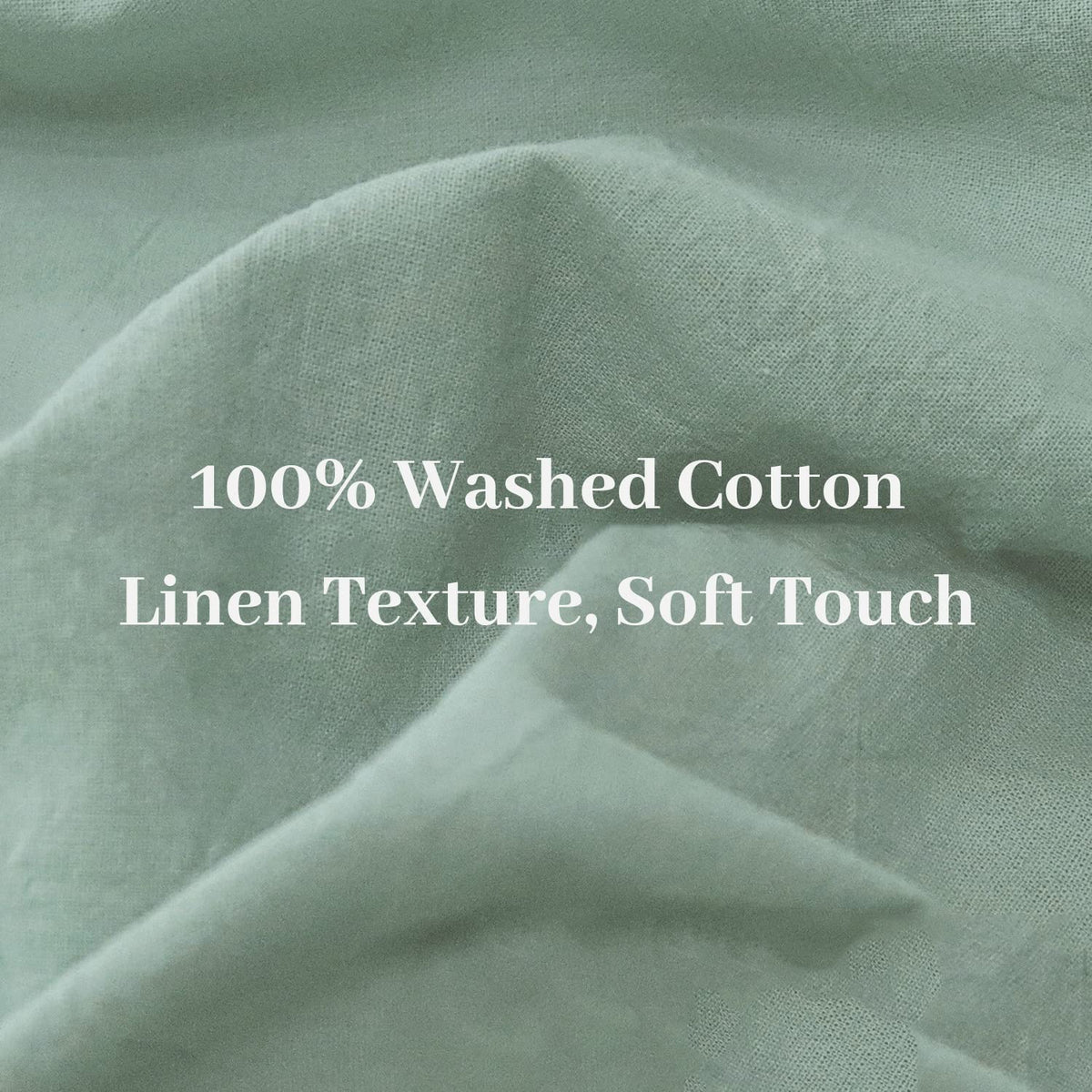 Pure Serenity Solid Organic Cotton Duvet Cover & Pillowcase Set