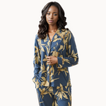 Blue Dawn Floral Lounge Viscose Womens Pajamas