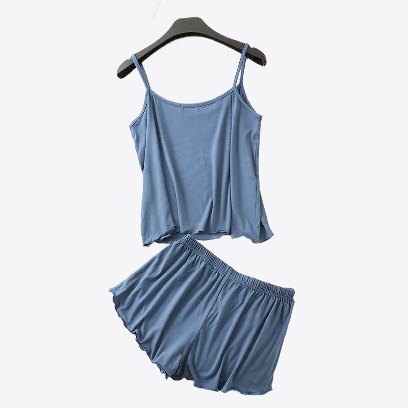 Azure Mist Viscose Womens Lounge Set