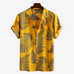 Emerald Breeze Print Casual Shirts Cotton Mens Shirts