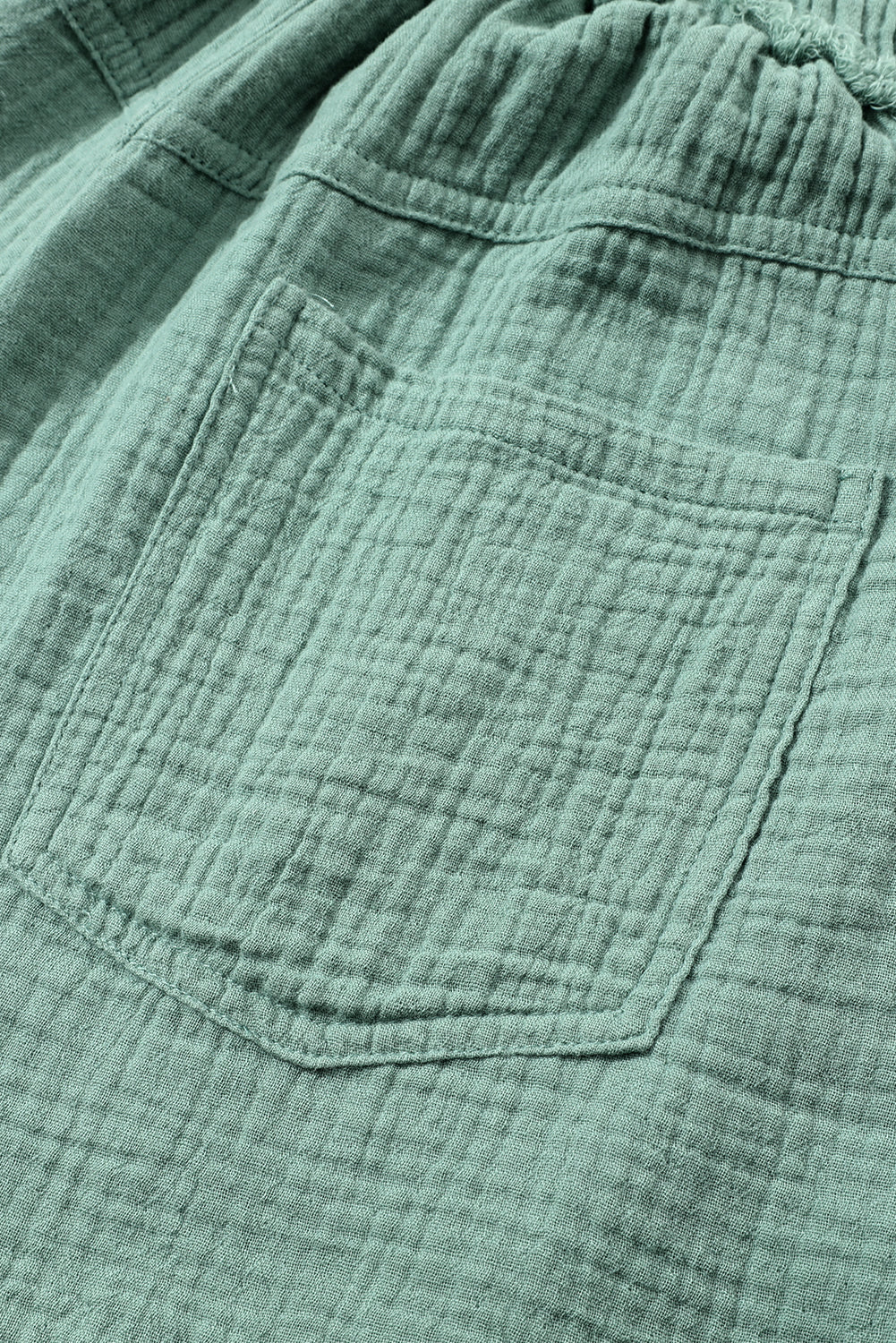 Night Shore Crinkled 100% Cotton Womens Shorts