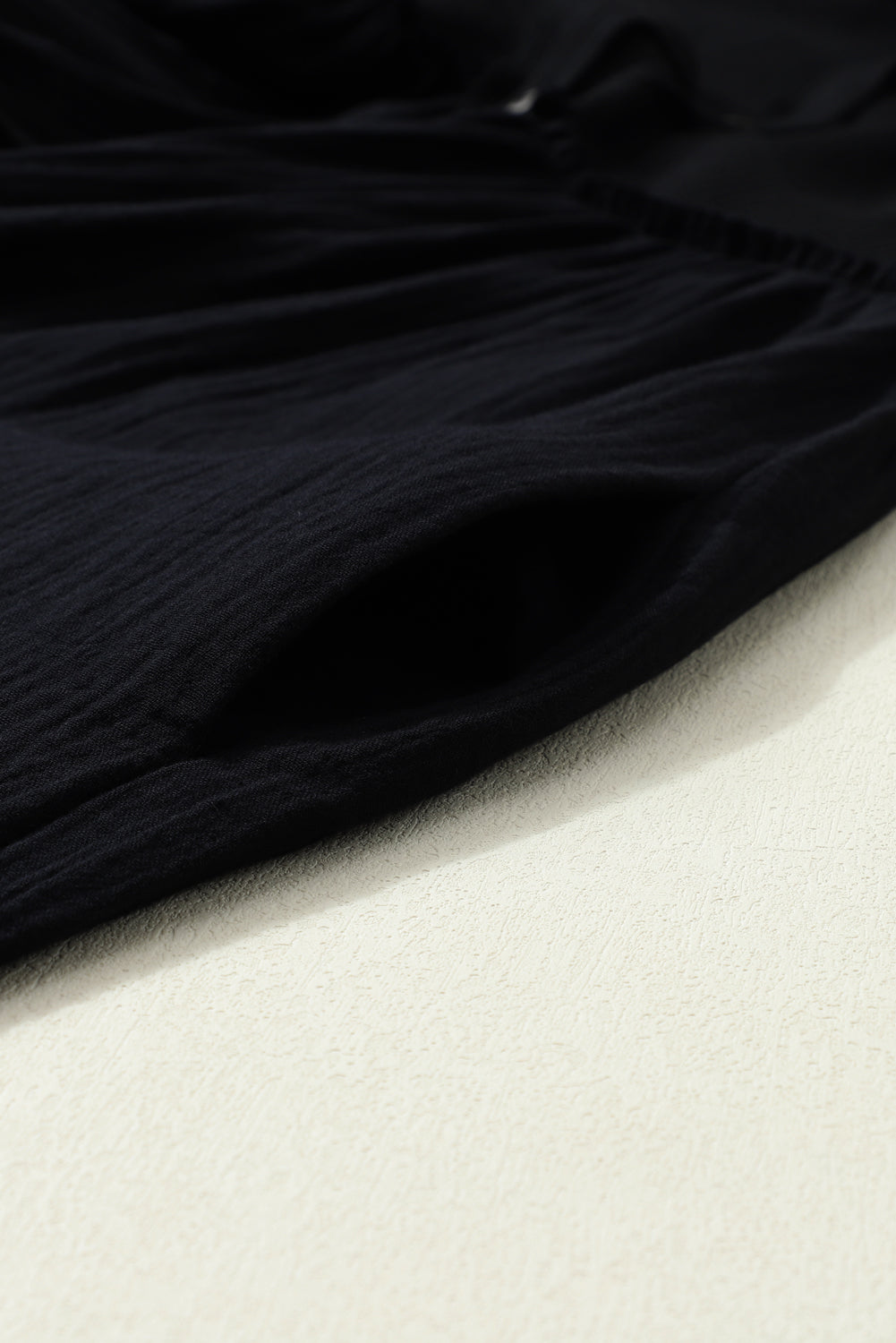 Midnight Sky Crinkle Puff Sleeve Shirt 100% Cotton Womens Dress