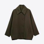 Moss Mist Office Cashmere Womens Coat
