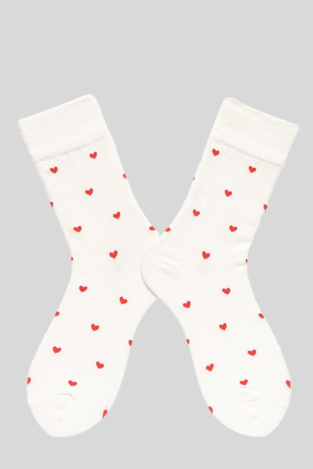 Lush Rose Hearts Lounge Cotton Womens Socks