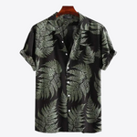 Emerald Breeze Print Casual Shirts Cotton Mens Shirts