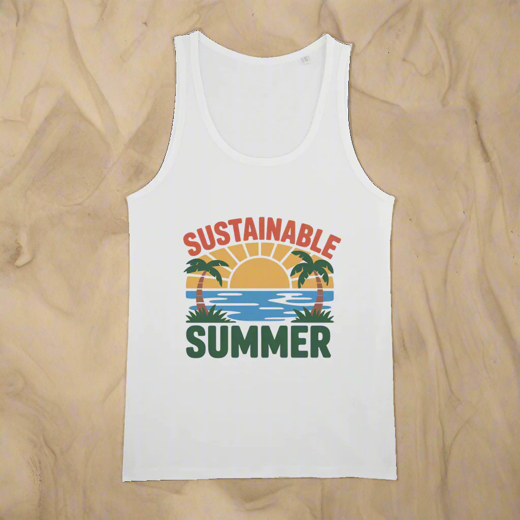 Sustainable Summer Graphic Organic Cotton Tank