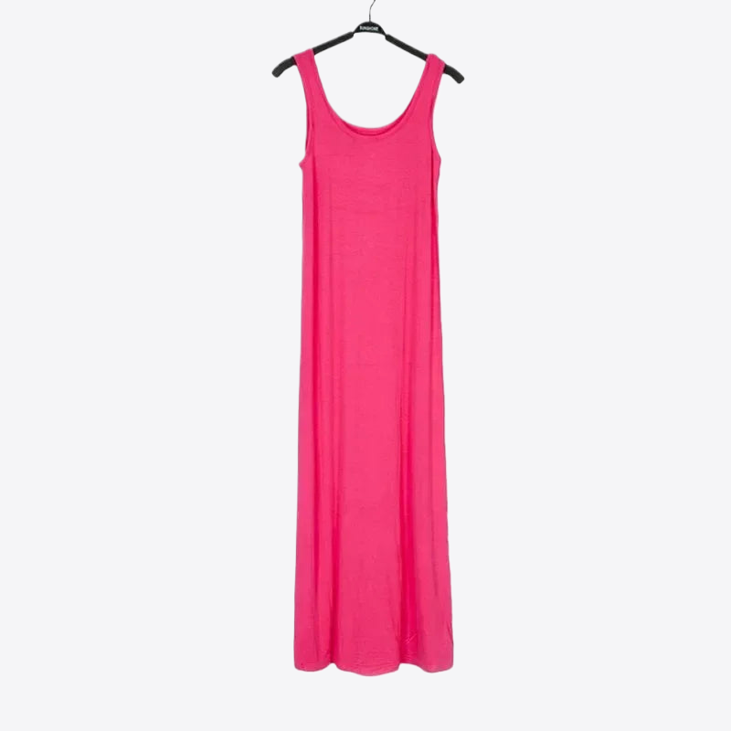 Breezy Coral Sleeveless Cotton Womens Dress