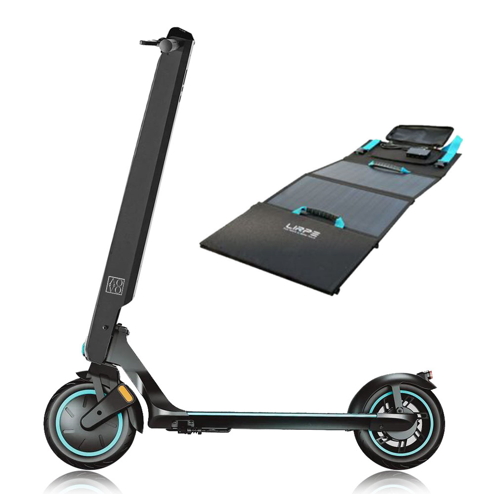 Energy Savers AOVO Lirpe R1 First Solar Powered Electric Scooter