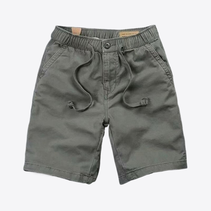 Rockland Wanderer Drawstring Cargo 100% Cotton Mens Shorts