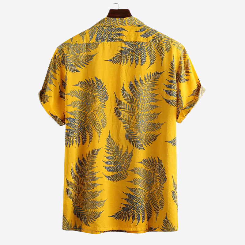 Emerald Breeze Print Casual Shirts Cotton Mens Shirts