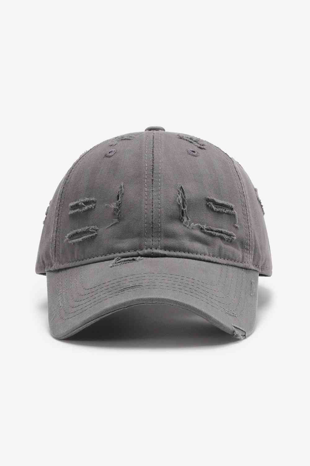 Ashen Twilight Distressed Adjustable 100% Cotton Womens Cap | Hypoallergenic - Allergy Friendly - Naturally Free