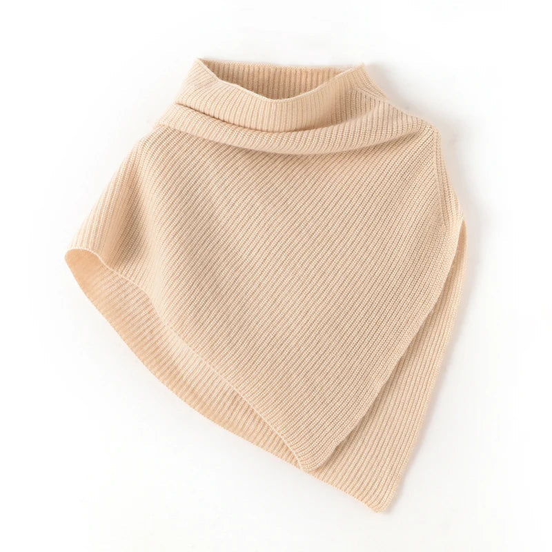 Birch Berries Knit Neck Cape Cashmere Womens Scarf | Hypoallergenic - Allergy Friendly - Naturally Free