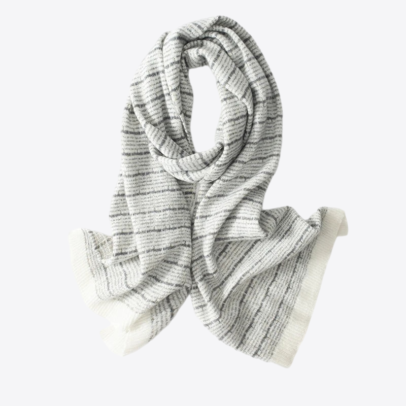 Earth Tone Stripes Cashmere Womens & Mens Scarf | Hypoallergenic - Allergy Friendly - Naturally Free