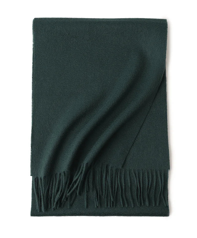 Earthy Tones Tassle Cashmere Womens Scarf | Hypoallergenic - Allergy Friendly - Naturally Free