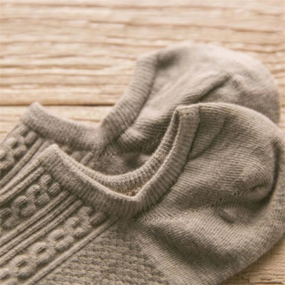 Forest Pines 10 Pcs Tube Cotton Mens Socks | Hypoallergenic - Allergy Friendly - Naturally Free