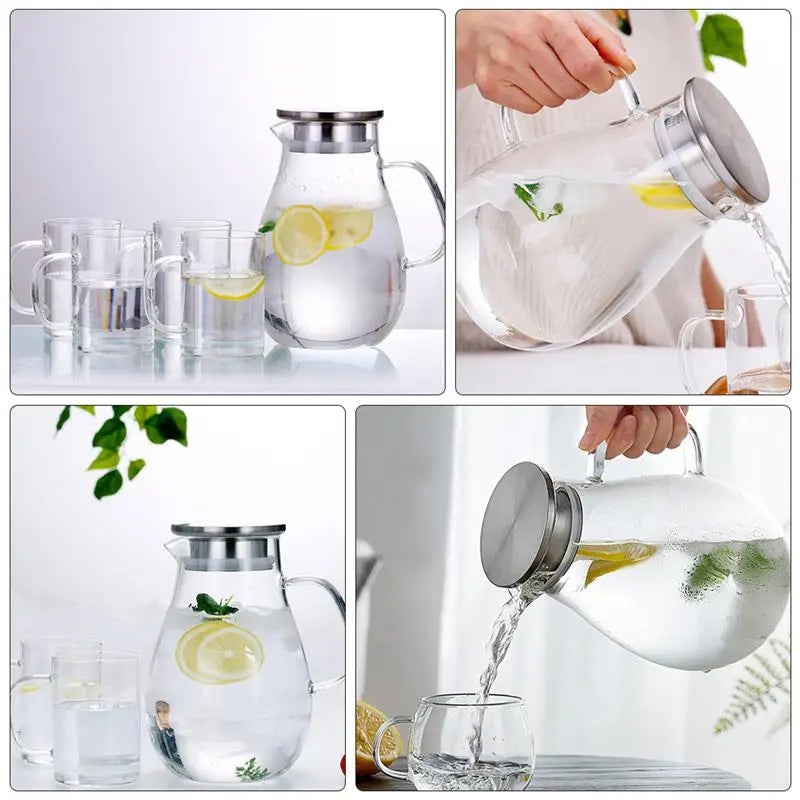 Natural Hydration Heat-Resistant Borosilicate Glass Kettle