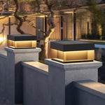 Silver StreamStainless SteelPillar Light