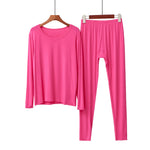 Sunset Rose 2Pcs Lounge Modal Cotton Womens Pajamas