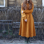 Azure Pebble Linen Dress Womens Linen Dress