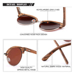 Meadow Slate Wooden Mens Sunglasses