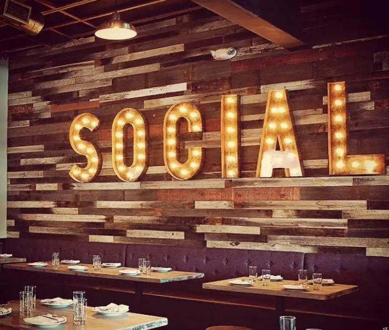 Golden Dawn Acrylic Light Letter Custom Style unisex LED Module