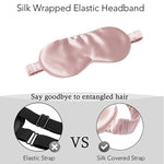 Mist Blue 100% Mulberry Silk Womens Sleep Mask