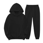 Cloudy Neptune Minimalist Organic Cotton Hoodie Set Mens Sweatsuit