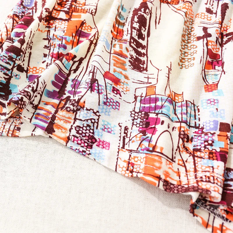 Azure Dew Dots Bohemian Summer Viscose Womens Tank Top