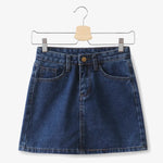 Azure Forest None Womens Denim Skirt