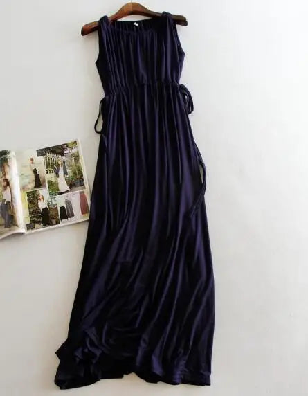 Crimson Mint Cotton Viscose Womens Drss