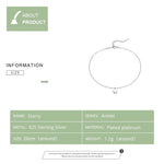 Silver Star Womens 925 Sterling Silver Anklet