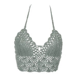 Ocean Beach Cotton Knit Womens Halter Top