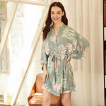 Celestial Ivy Floral Womens Robe