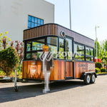 Crimson Forest Floral Steel Unisex Food Cart