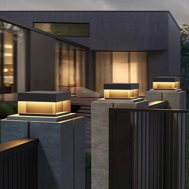 Silver StreamStainless SteelPillar Light