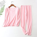 Grapefruit Rose Cotton Womens Pajamas